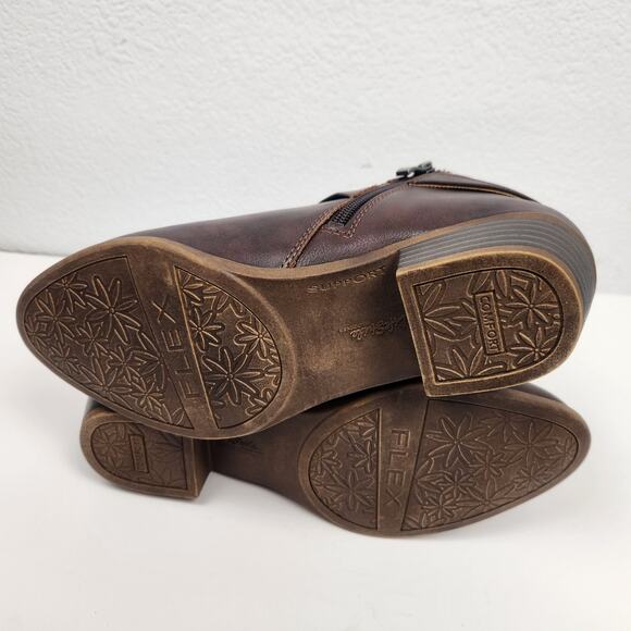 LifeStride Ally Bootie in Brown Size 8.5M Excellent Condition - Picture 10 of 11